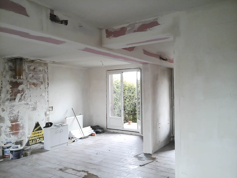 Ouverture après travaux de placo